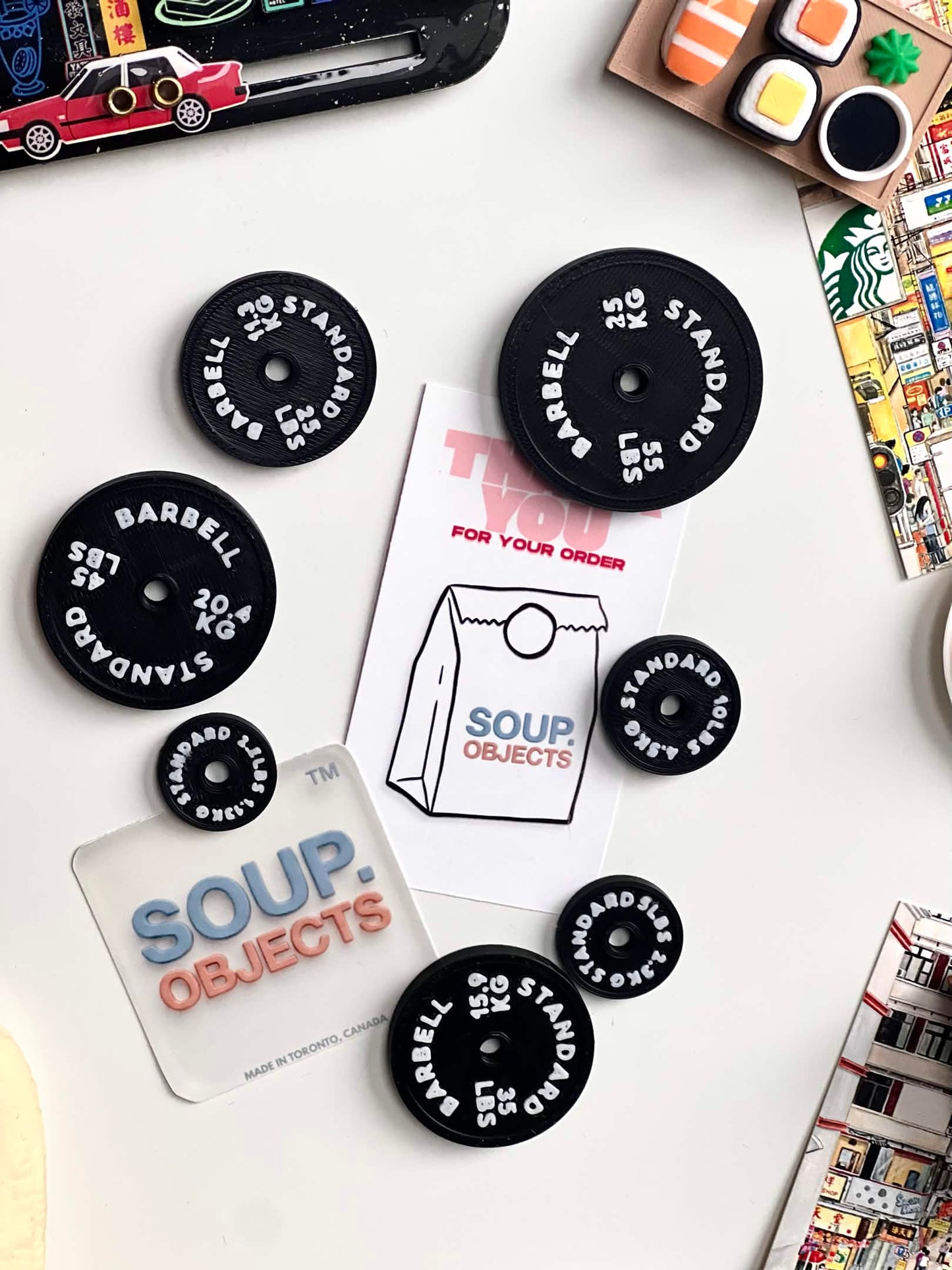 Weight Plate Magnet Set