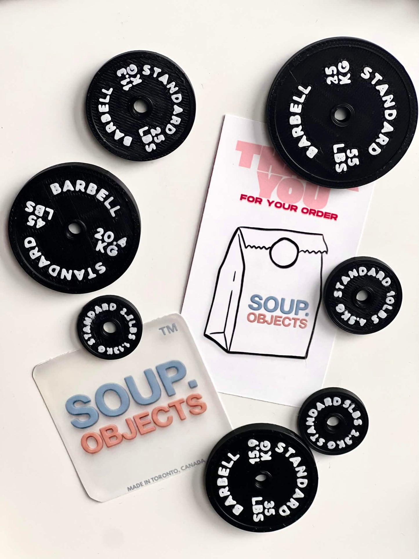 Weight Plate Magnet Set