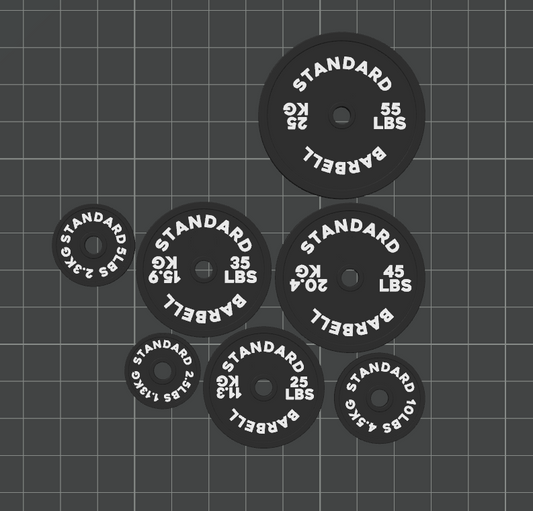 Weight Plate Magnet Set